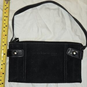 Kenneth Cole Black Wrislet/Mini Bag